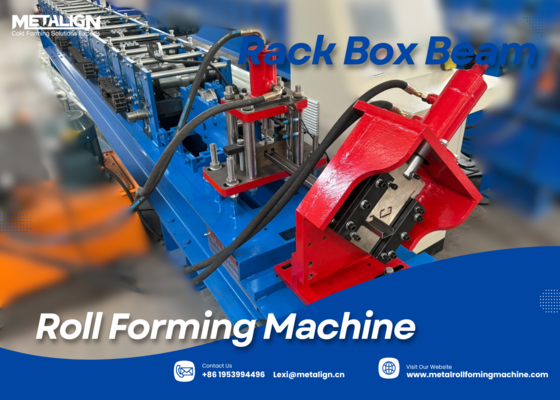High Precision Hydraulic Punching Roll Forming Machine for C Bracing with 18 Stations and 5.5Kw Motor