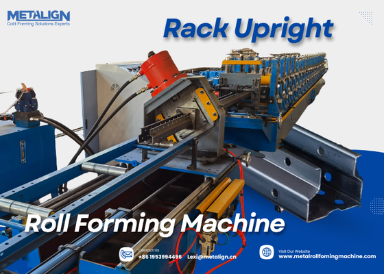 High Precision Rack Roll Forming Machine with 18 Forming Stations and 70mm Shaft Diameter