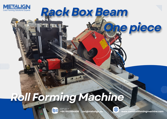 Heavy Duty Box Beam Roll Forming Machine With 1.5-2.5mm Thickness 15-20m/min Speed 5.5Kw Motor
