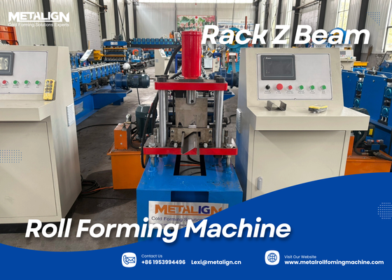 Clean Cut High Speed Rack Z Beam Rack Roll Forming Machine