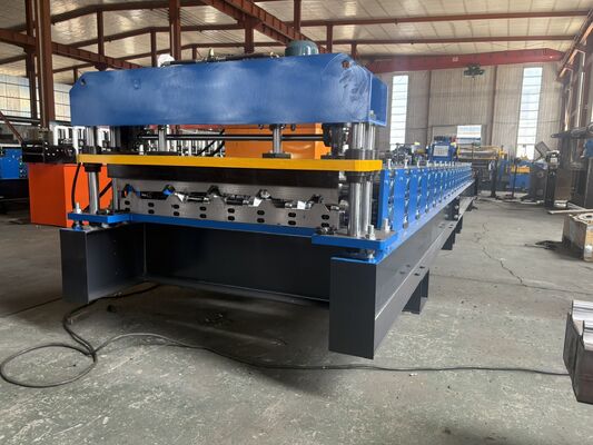 South Africa Metal Trapezoidal Panel Manufacturing Roofing Machinery 762 mm Roll Forming Machine 686 Ibr Roof Sheet Machine