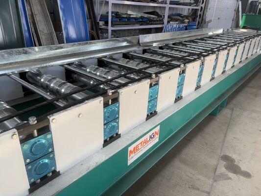 Trapezoidal Profile Metal Roof Panel Roll Forming Machine Galvanized Aluminum Steel Sheet IBR Roofing Tile Making Machine
