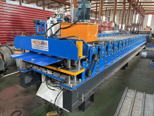 Máquina de Perfilado de Doble Capa para Fabricación de Paneles de Techo de Acero Alta Eficiencia y Durabilidad Ahorro de Energía con Engranaje y Motor