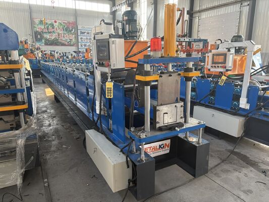 Máquina de formación de canaletas de lluvia automática con espesor de material de 0,4-0,8 mm y velocidad de formación de 15-20 m/min