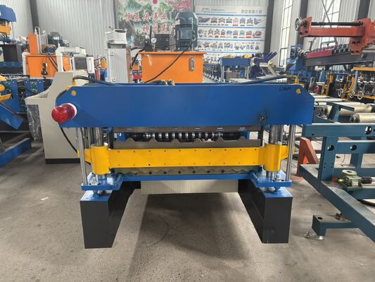 Double Layer Roof Panel Roll Forming Machine for IBR & Corrugated Sheets with High Speed 15-20m/min and PLC Control