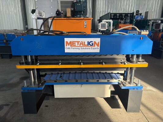 High Precision Double Layer Roll Forming Machine for IBR Roof Panels and Trapezoidal Roofing