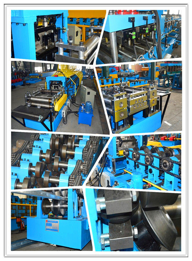 Size Adjustable Purlin Roll Forming Machine With After Cutting