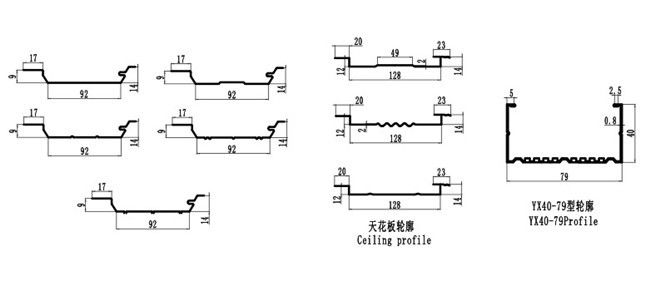 CE Metal Stud Light Keel Roll Forming Machine With Mitsubishi PLC Control System